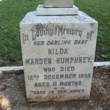 HUMPHREY Hilda Marden -1896