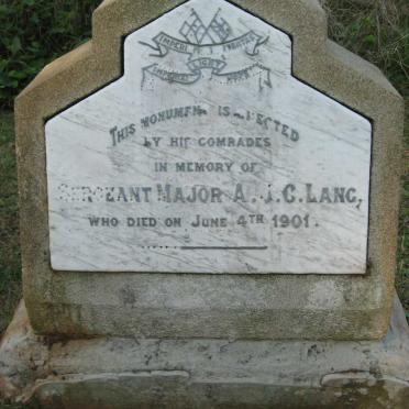 LANG A.J.C. -1901