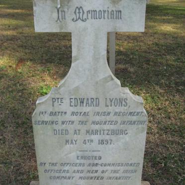 LYONS Edward -1897