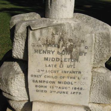 MIDDLETON Henry Sowerby 1848-1879