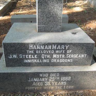 STEELE Hannah Mary -1888