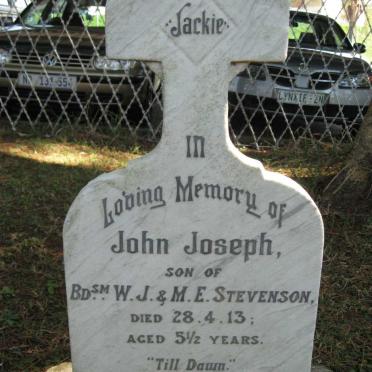 STEVENSON John Joseph -1913