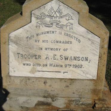 SWANSON A.E. -1902