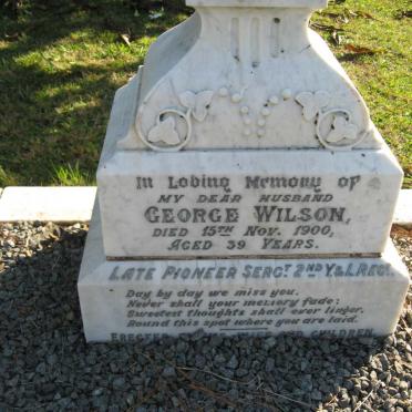 WILSON George -1900