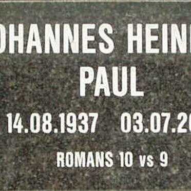 PAUL Johannes Heinrich 1937-2001