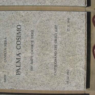 PALMA Cosimo 1912-1943