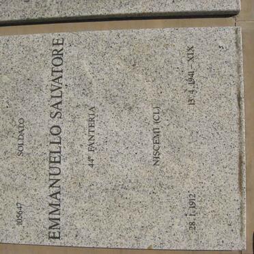 EMMANUELLO Salvatore 1912-1941