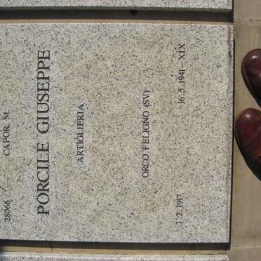 PORCILE Giuseppe 1917-1941