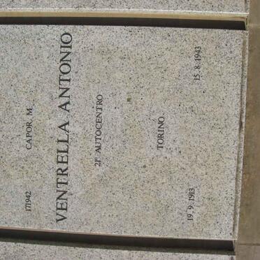 VENTRELLA Antonio 1913-1943