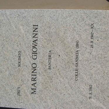 MARINO Giovanni 1912-1942