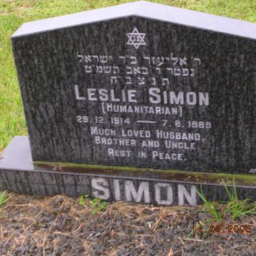 SIMON Leslie 1914-1989