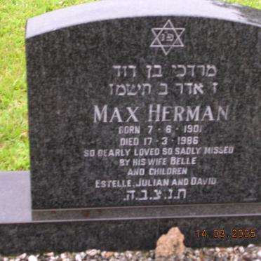 HERMAN Max 1901-1986