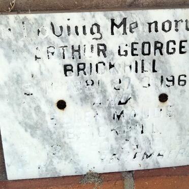 BRICKHILL Arthur George 1881-1963