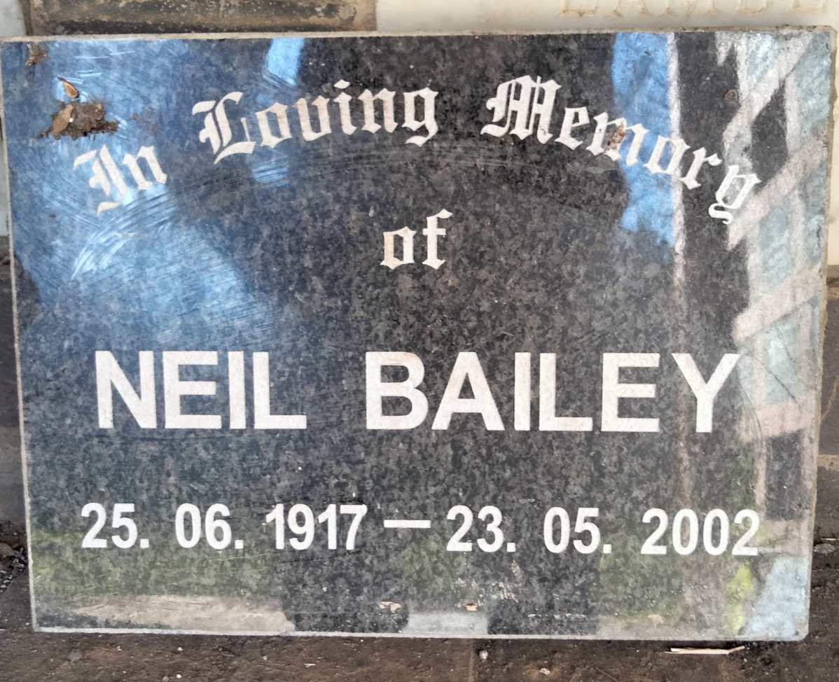 BAILEY Neil 1917-2002