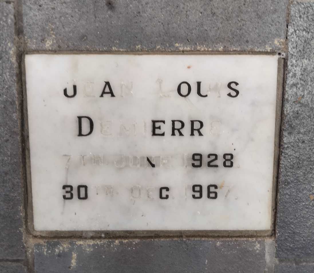 DEMIERRE Jean Louis 1928-1967
