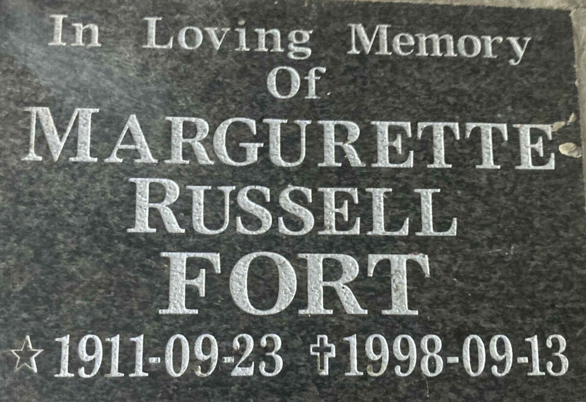 FORT Margurette Rusell 1911-1998
