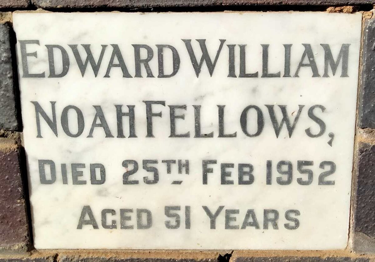 FELLOWS Edward William Noah -1952