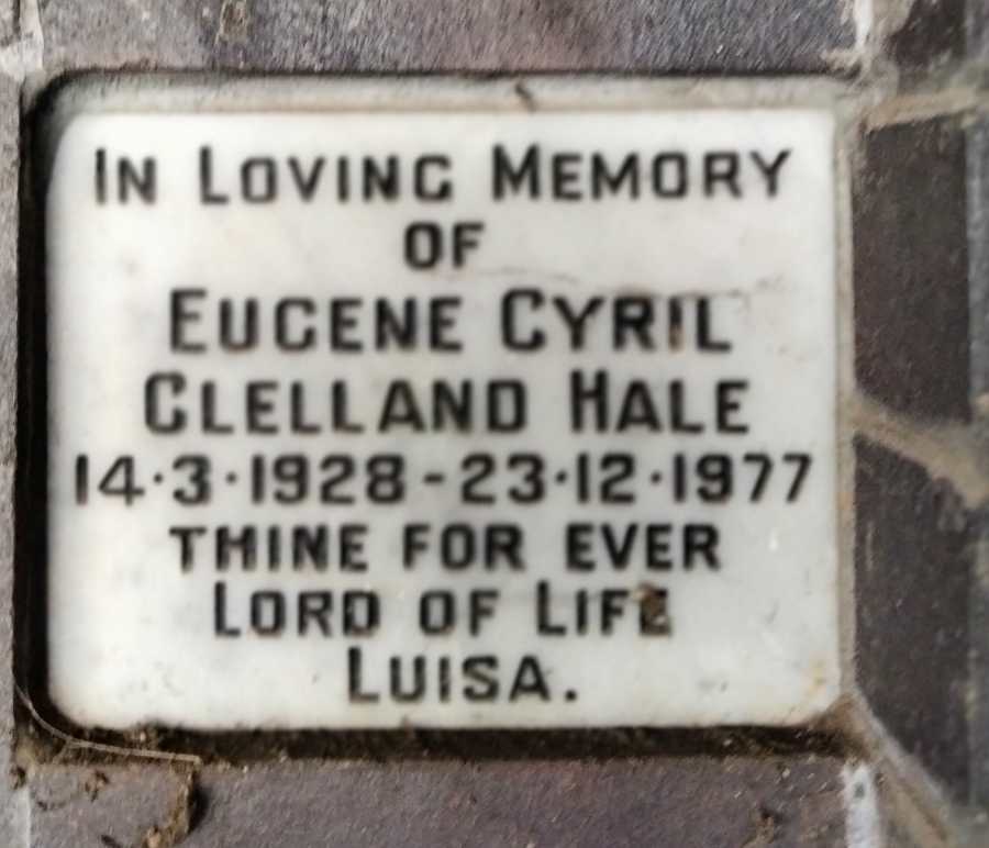HALE Eugene Cyril Clelland 1928-1977