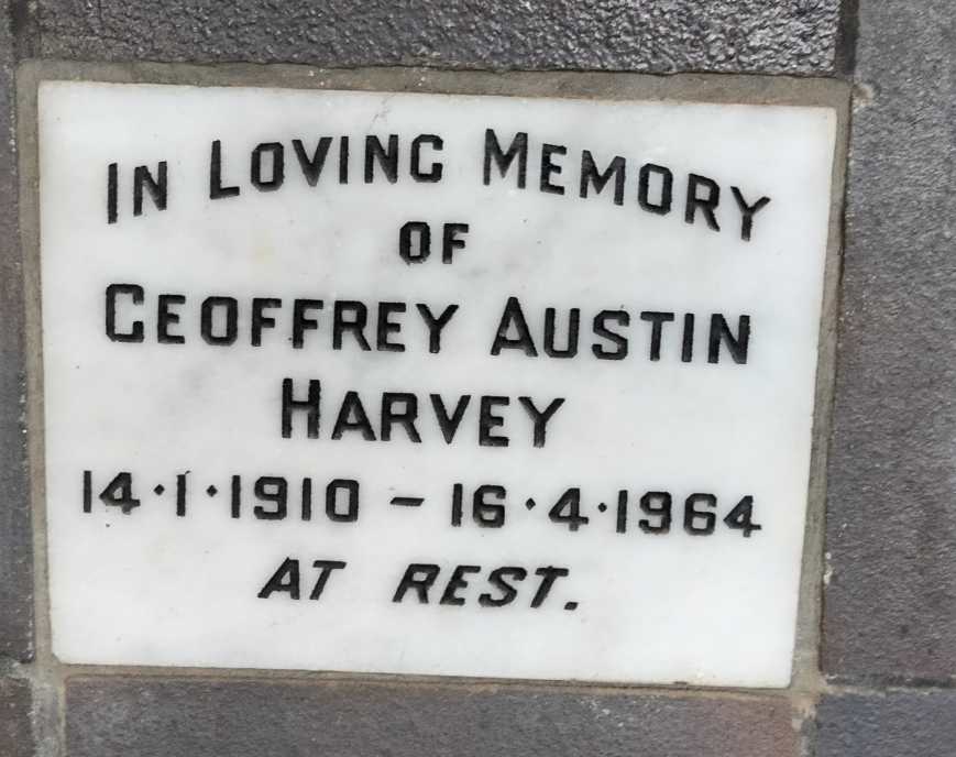 HARVEY Geoffrey Austin 1910-1964