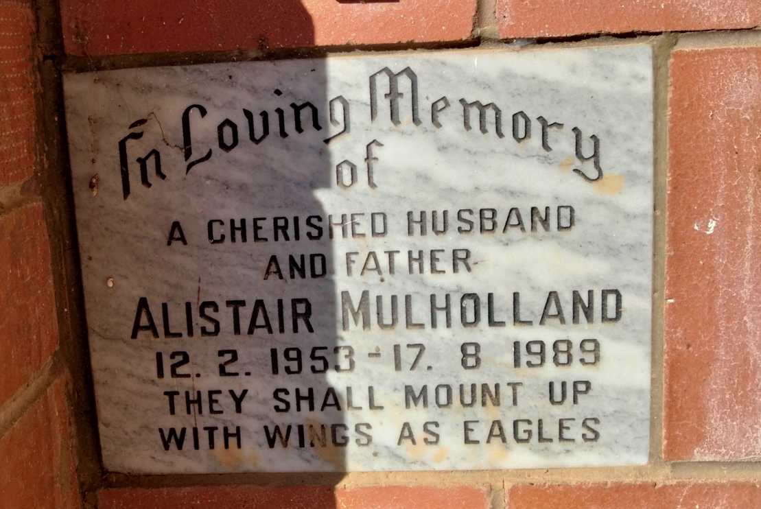 MULHOLLAND Alistair 1953-1989