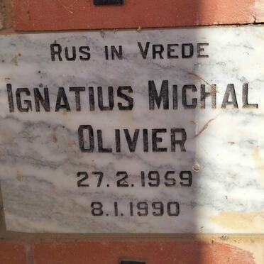 OLIVIER Ignatius Michal 1969-1990