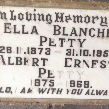 PETTY Albert Ernest 1875-1969