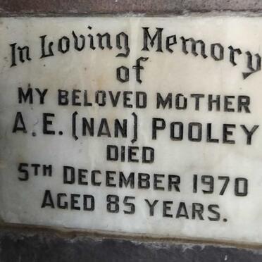 POOLEY A.E -1970