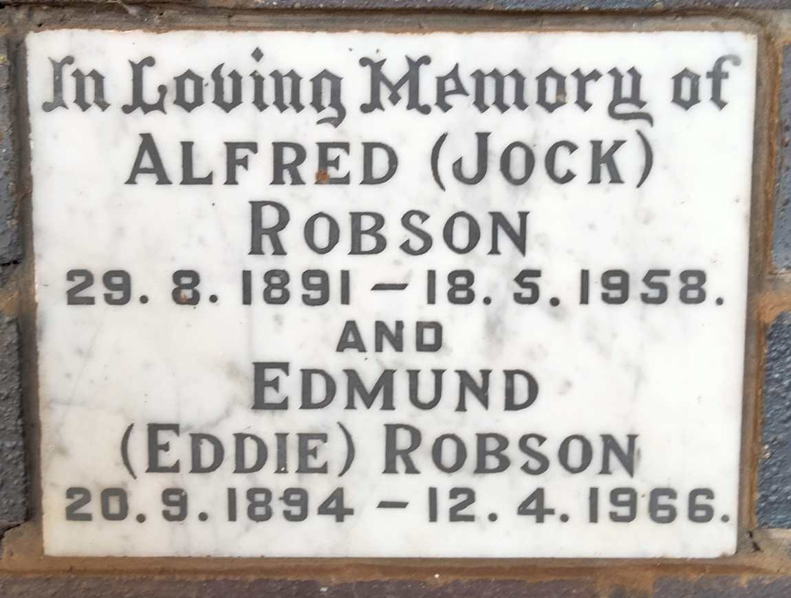ROBSON Alfred 1891-1958 :: ROBSON Edmund 1894-1966