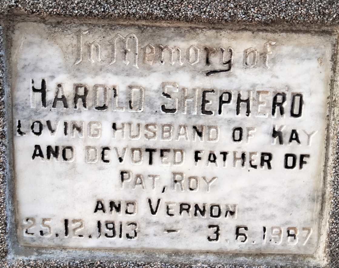 SHEPHERD Harold 1913-1987