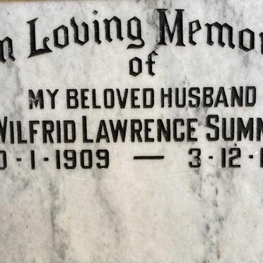 SUMNER Wilfred Lawrence 1909-1985