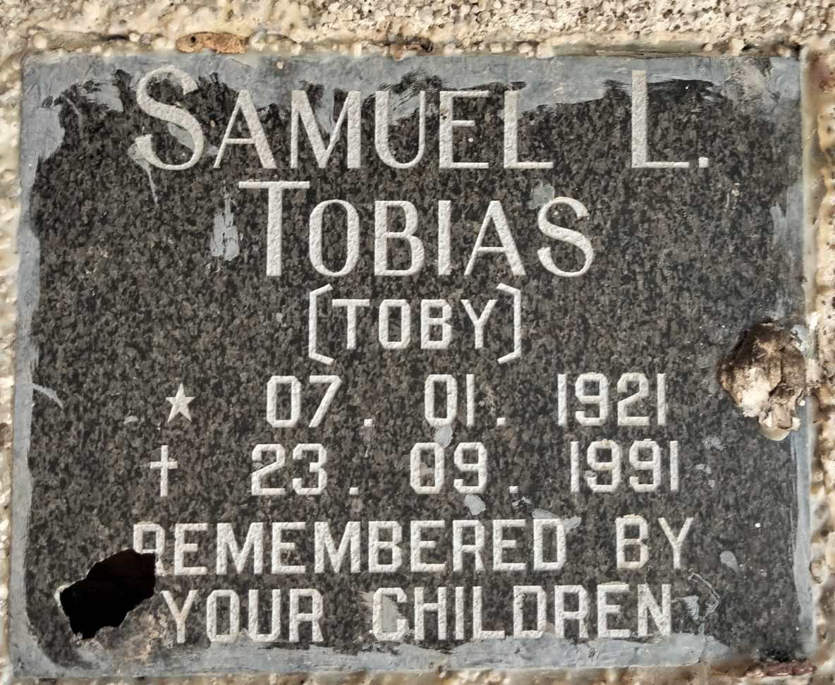 TOBIAS Samuel L. 1921-1991
