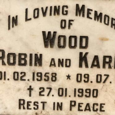 WOOD Robin 1958-1990 & Karen 1983-1990