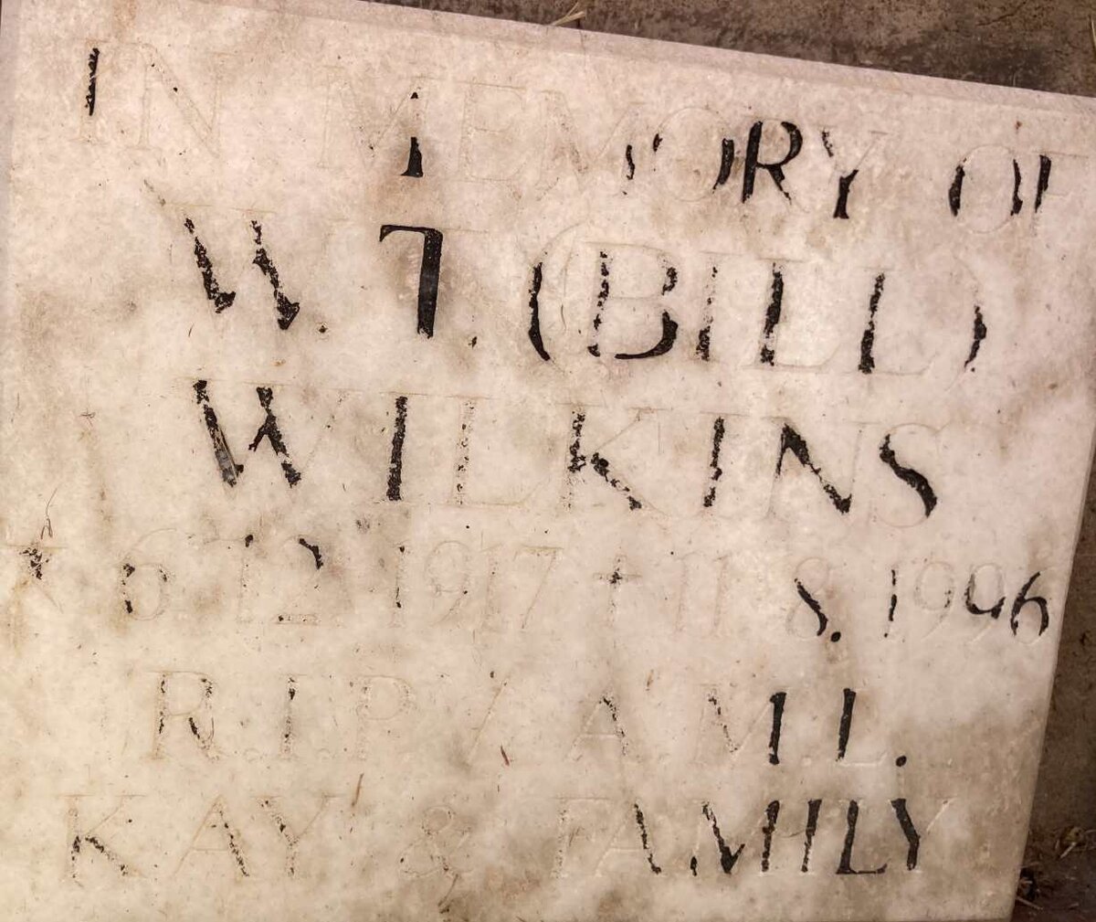 WILKINS W.T. 1917-1998