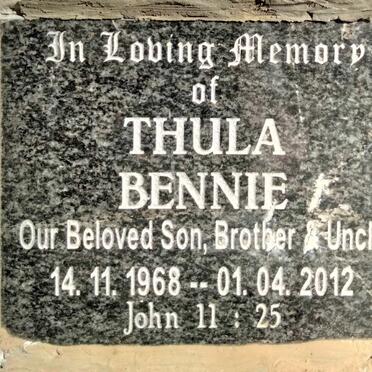 BENNIE Thula 1968-2012