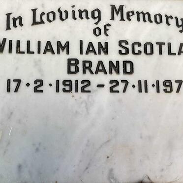 BRAND William Ian Scotland 1912-1974