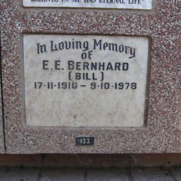 BERNHARD E.E. 1916-1978