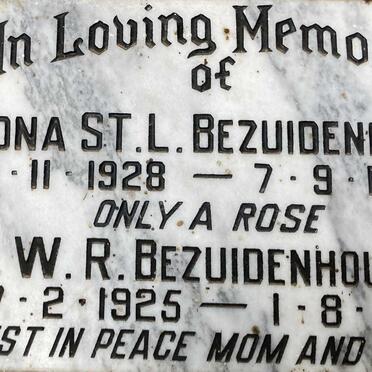 BEZUIDENHOUT W.R. 1925-1996 & Edna ST.L. 1928-1985
