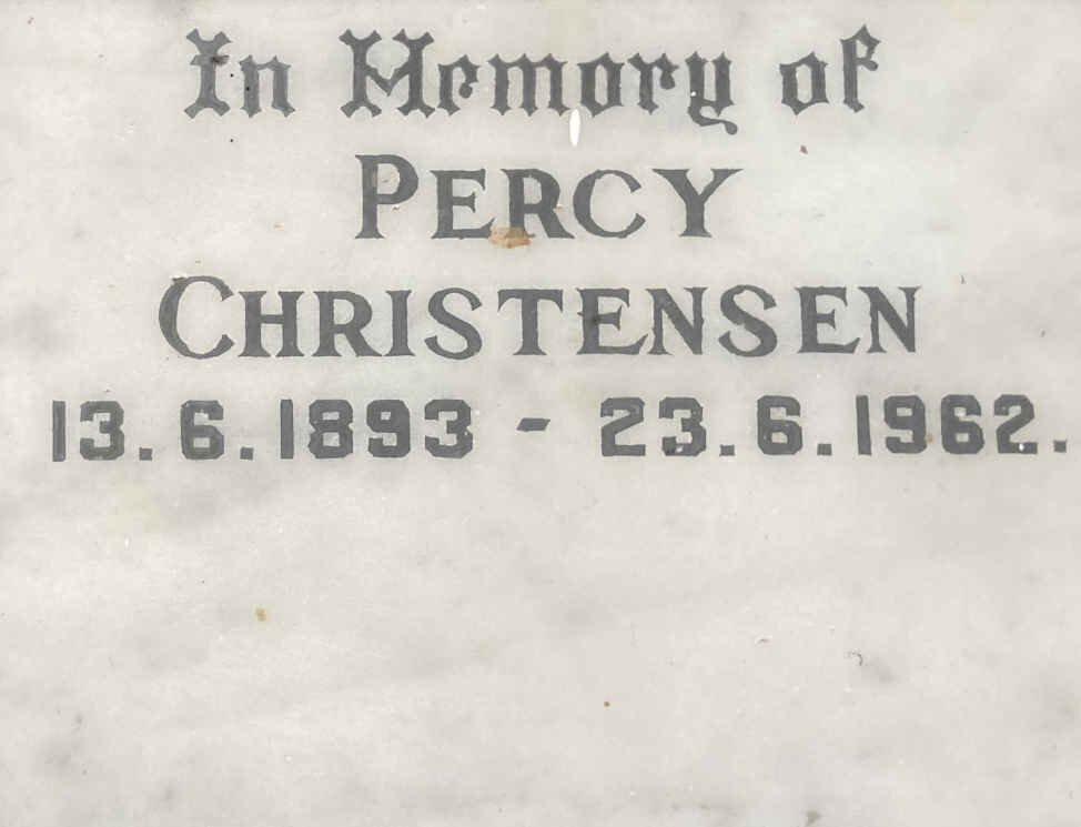 CHRISTENSEN Percy 1893-1962
