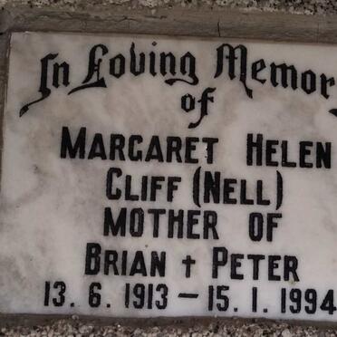 CLIFF Margaret Helen 1913-1994