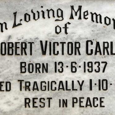 CARLITZ Robert Victor 1937-1985