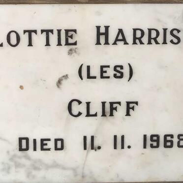 CLIFF Lottie Harrison -1968