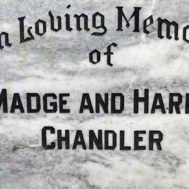 CHANDLER Harry & Madge