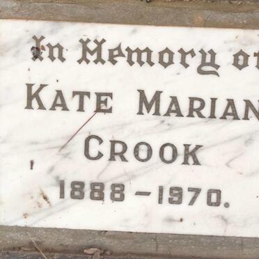 CROOK Kate Marian 1888-1970