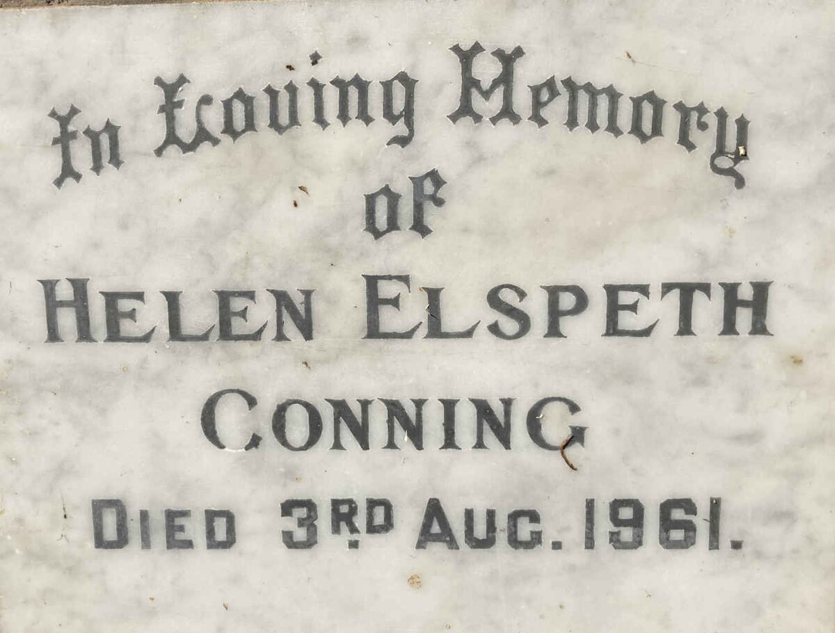 CONNING Helen Elspeth -1961
