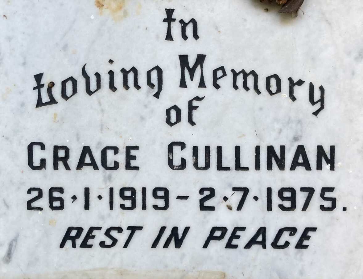 CULLINAN Grace 1919-1975