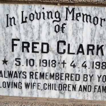 CLARK Fred 1918-1986