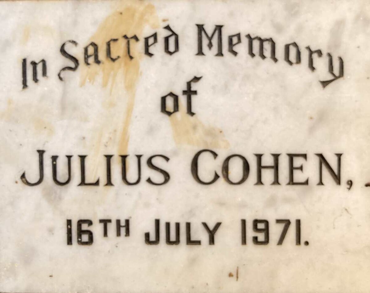 COHEN Julius -1971