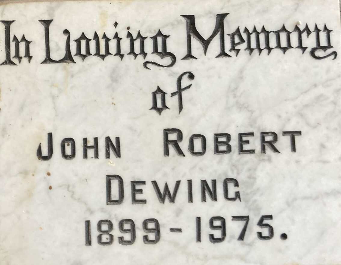 DEWING John Robert 1899-1975