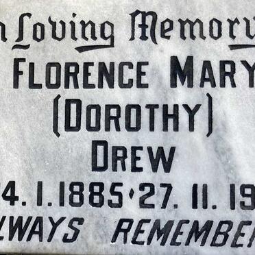 DREW Florence Mary 1885-1964