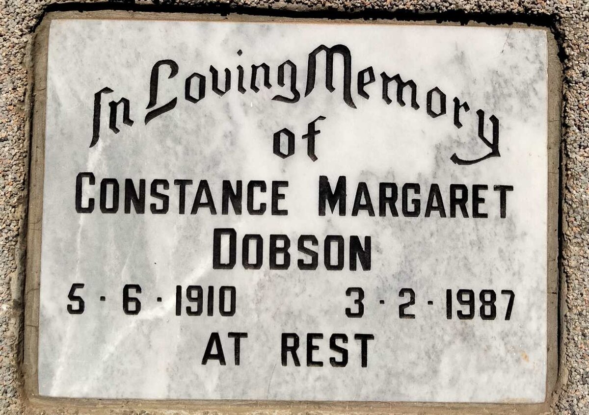 DOBSON Constance Margaret 1910-1987